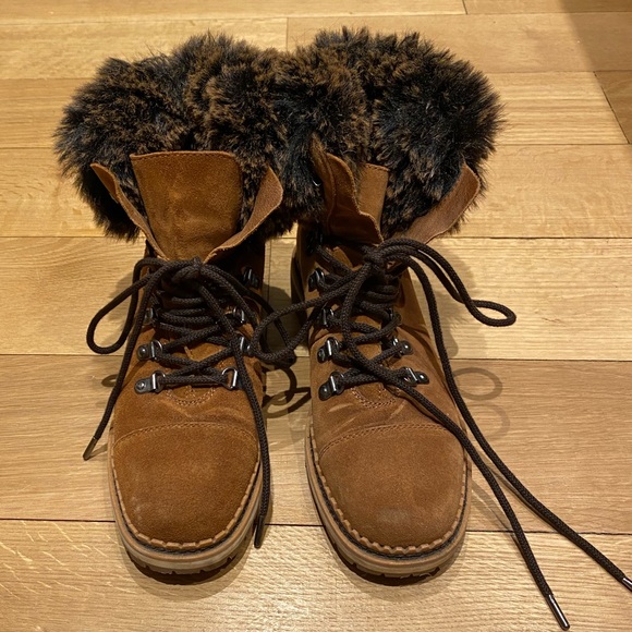 sam edelman bowen faux fur trim bootie